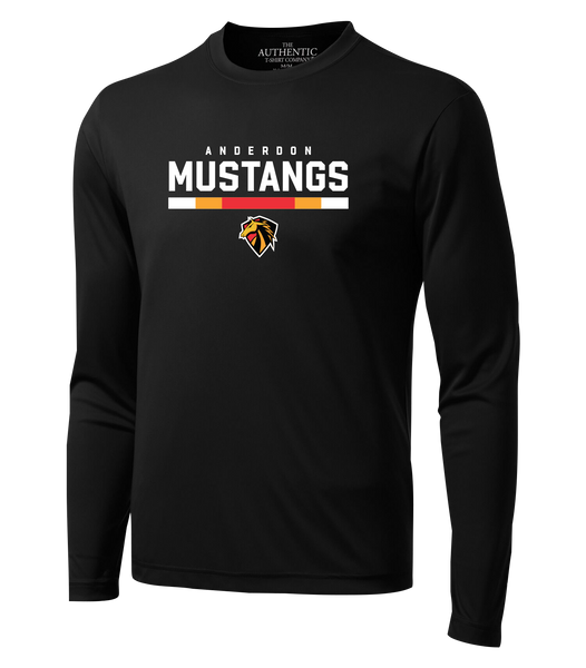 Anderdon Mustangs Adult Dri-Fit Long Sleeve with Printed Logo