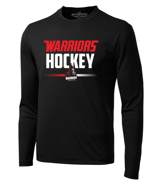 Warrior Hockey Adult Dri-Fit Long Sleeve with Printed Logo