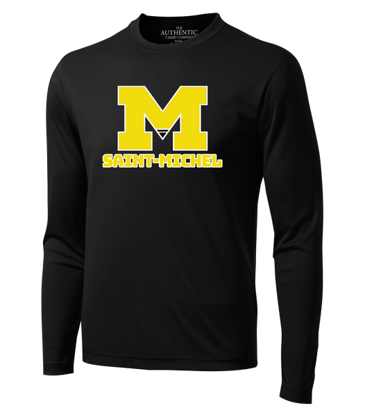Saint-Michel Adult Dri-Fit Long Sleeve with Printed Logo