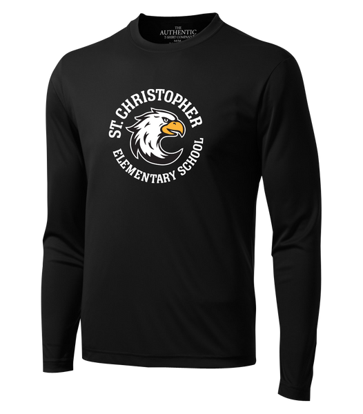 St. Christopher Adult Dri-Fit Long Sleeve with Printed Logo