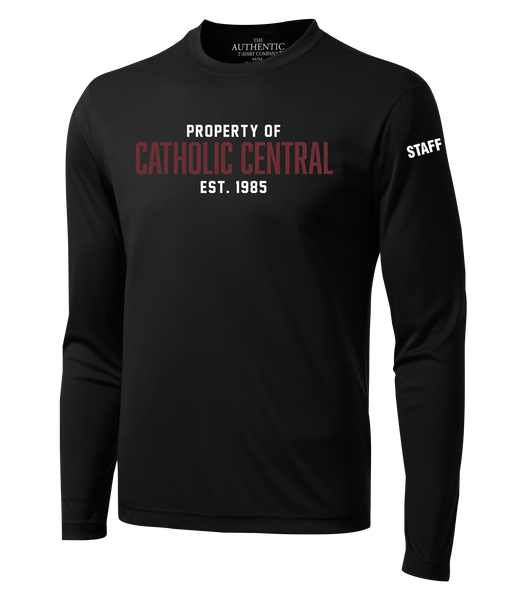 Catholic Central Adult Dri-Fit Long Sleeve with Printed Logo