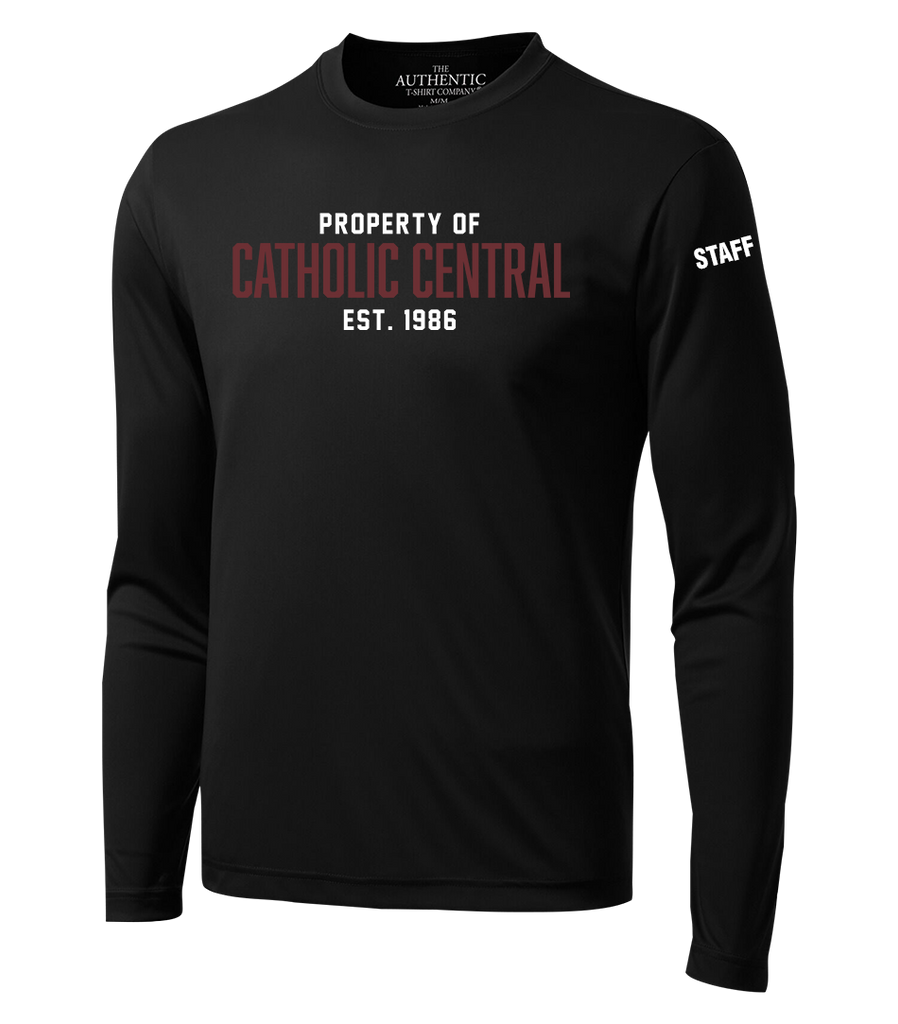 Catholic Central Adult Dri-Fit Long Sleeve with Printed Logo