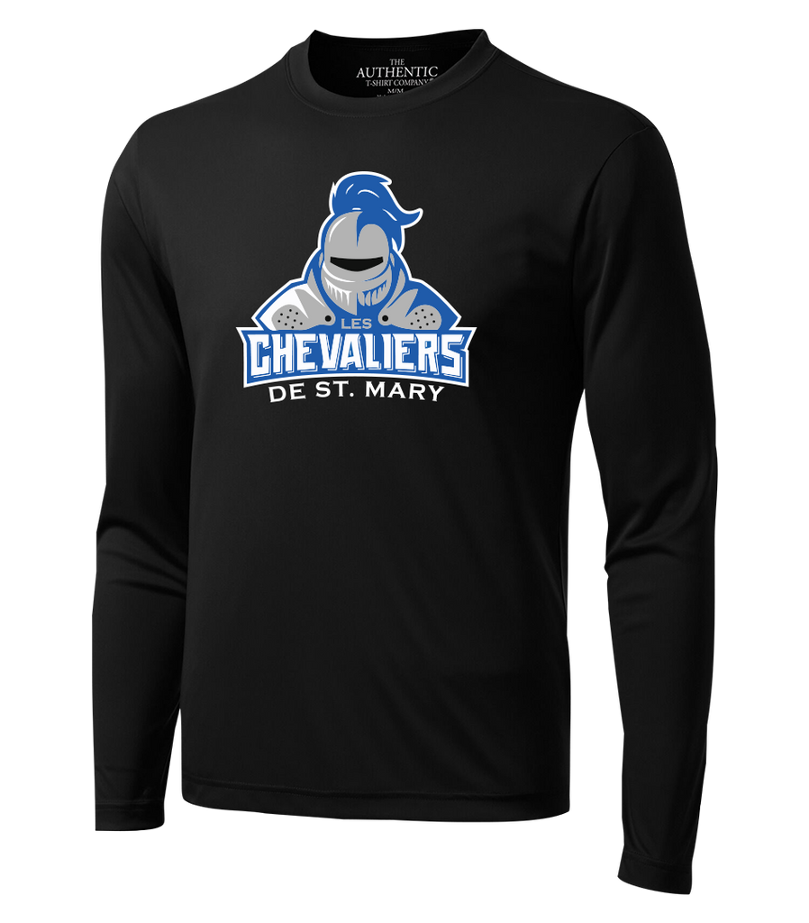 Les Chevaliers De St. Mary Youth Dri-Fit Long Sleeve with Printed Logo