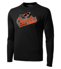 Woodslee Orioles Adult Dri-Fit Long Sleeve with Printed Logo