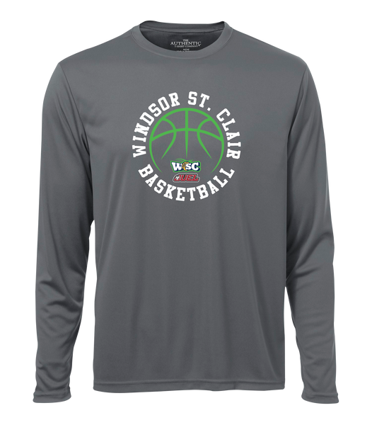 Windsor St. Clair Basketball Ball Adult Dri-Fit Long Sleeve with Printed Logo