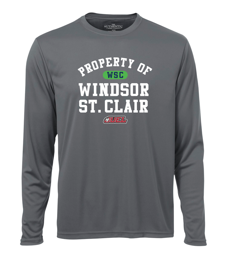 Property of Windsor St. Clair Basketball Adult Dri-Fit Long Sleeve with Printed Logo