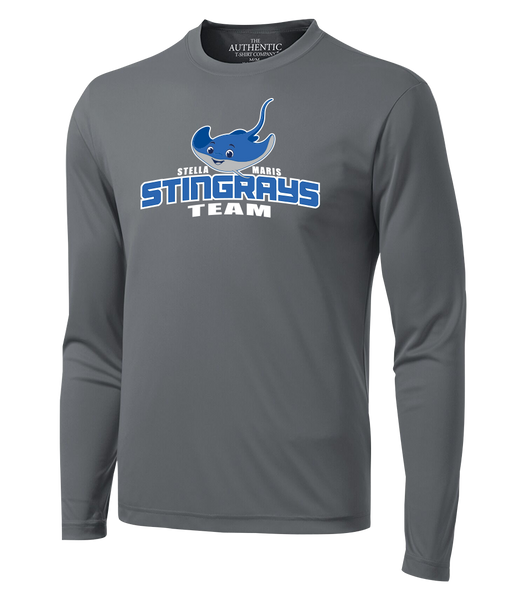 Stella Maris Stingrays Team Adult Dri-Fit Long Sleeve with Printed Logo
