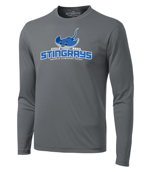 Stella Maris Stingrays Youth Dri-Fit Long Sleeve with Printed Logo