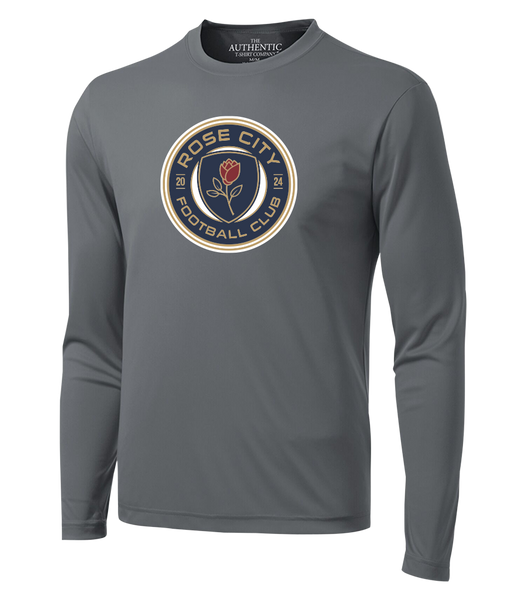 Rose City Football Club Adult Dri-Fit Long Sleeve with Printed Logo