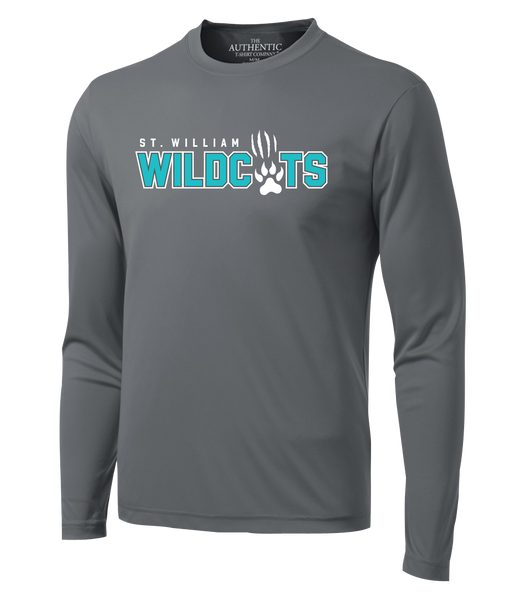 St. William Adult Dri-Fit Long Sleeve with Printed Logo