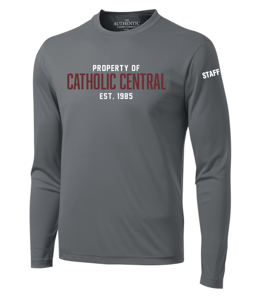 Catholic Central Adult Dri-Fit Long Sleeve with Printed Logo