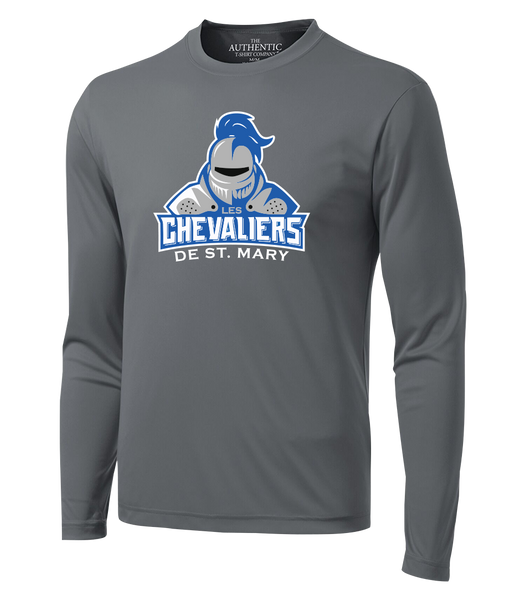 Les Chevaliers De St. Mary Adult Dri-Fit Long Sleeve with Printed Logo
