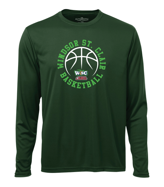 Windsor St. Clair Basketball Ball Adult Dri-Fit Long Sleeve with Printed Logo