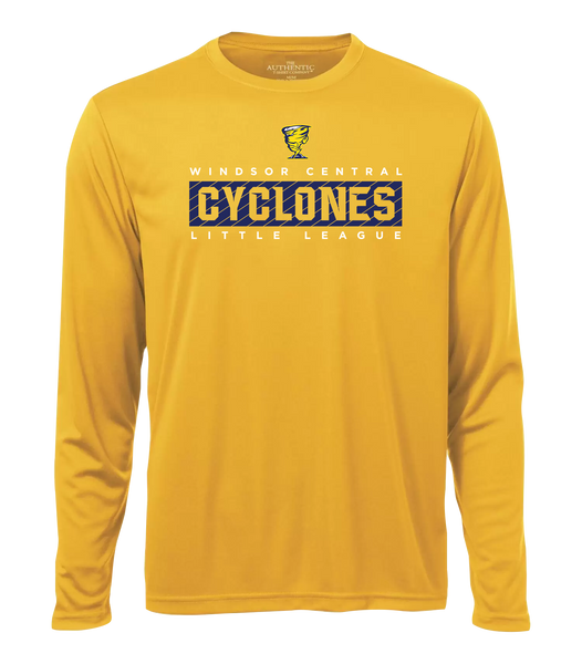 Cyclones Adult Dri-Fit Long Sleeve with Printed Logo