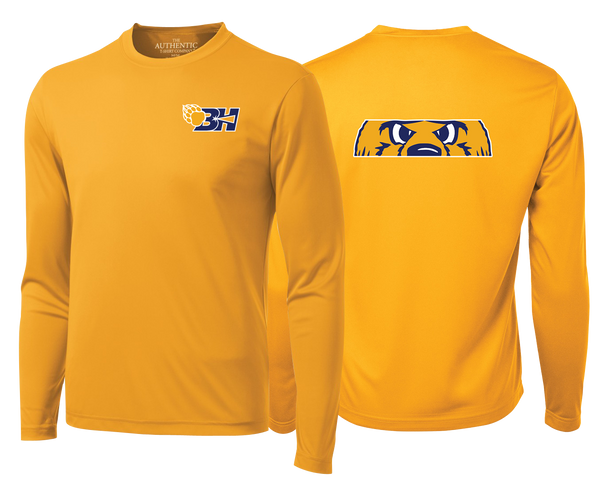 Beacon Heights Bears Youth Dri-Fit Long Sleeve with Printed Front & Back Logos