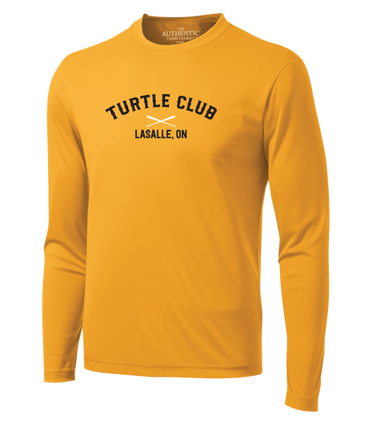 Turtle Club Dri-Fit Adult Long Sleeve with Printed Logo