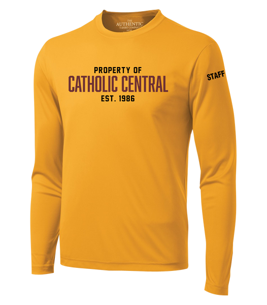 Catholic Central Adult Dri-Fit Long Sleeve with Printed Logo