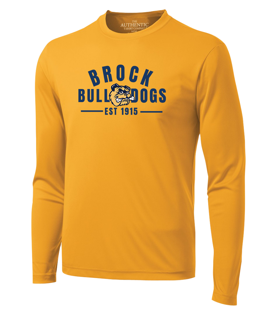 General Brock EST 1915 Youth Dri-Fit Long Sleeve with Printed Logo
