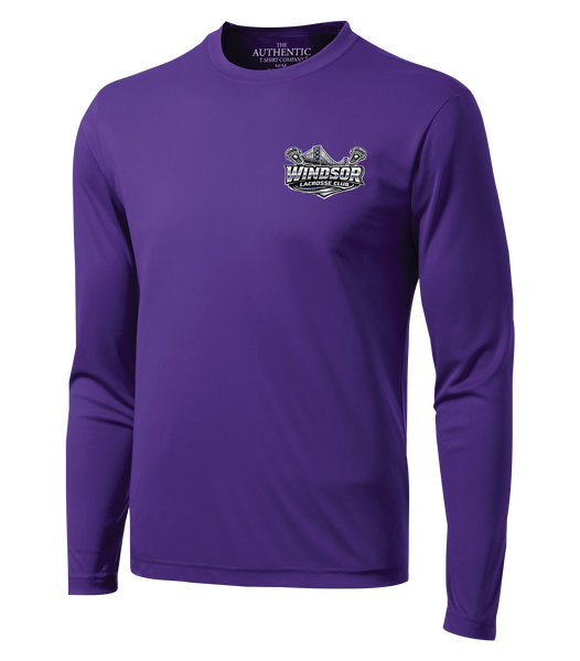 Windsor Lacrosse Club Youth Dri-Fit Long Sleeve with Printed Logo