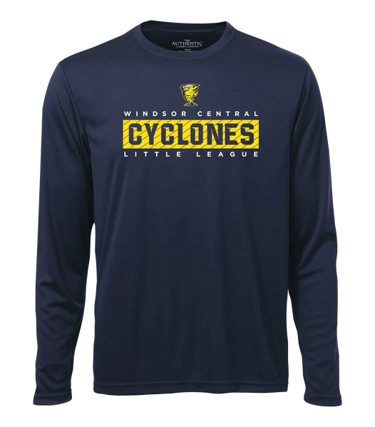 Cyclones Adult Dri-Fit Long Sleeve with Printed Logo
