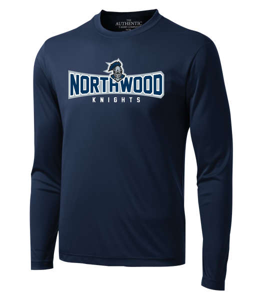 Northwood Knights Youth Dri-Fit Long Sleeve with Printed Logo