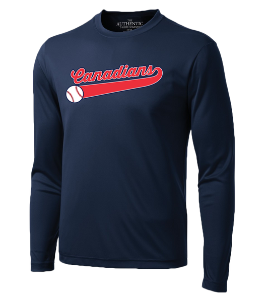 Windsor South Canadians Youth Dri-Fit Long Sleeve with Printed Logo