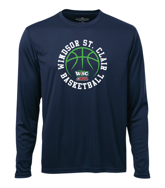 Windsor St. Clair Basketball Ball Adult Dri-Fit Long Sleeve with Printed Logo