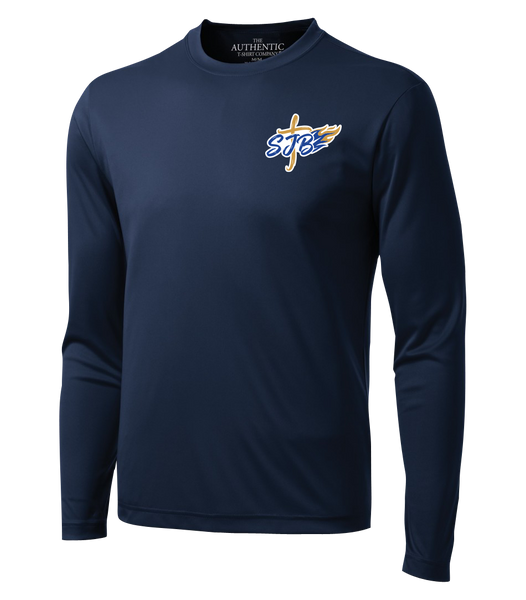 St. John the Baptist Staff Adult Dri-Fit Long Sleeve with Printed Logo