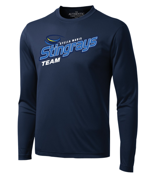 Stella Maris Stingrays Team Adult Dri-Fit Long Sleeve with Printed Logo