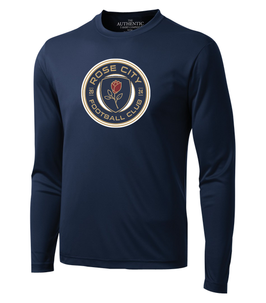 Rose City Football Club Adult Dri-Fit Long Sleeve with Printed Logo