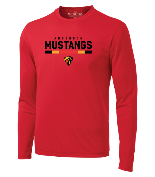 Anderdon Mustangs Adult Dri-Fit Long Sleeve with Printed Logo