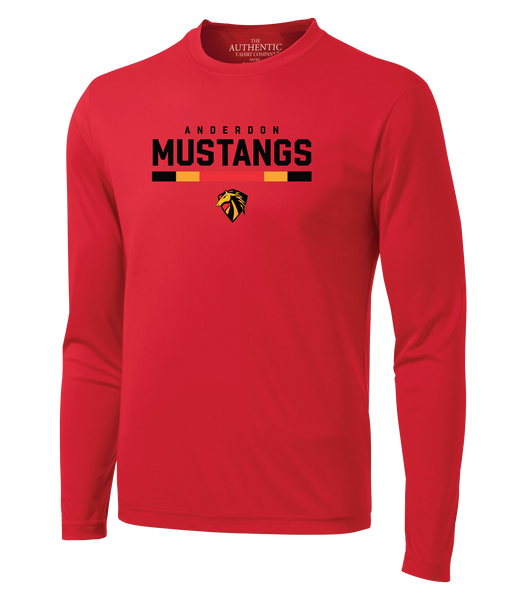 Anderdon Mustangs Youth Dri-Fit Long Sleeve with Printed Logo