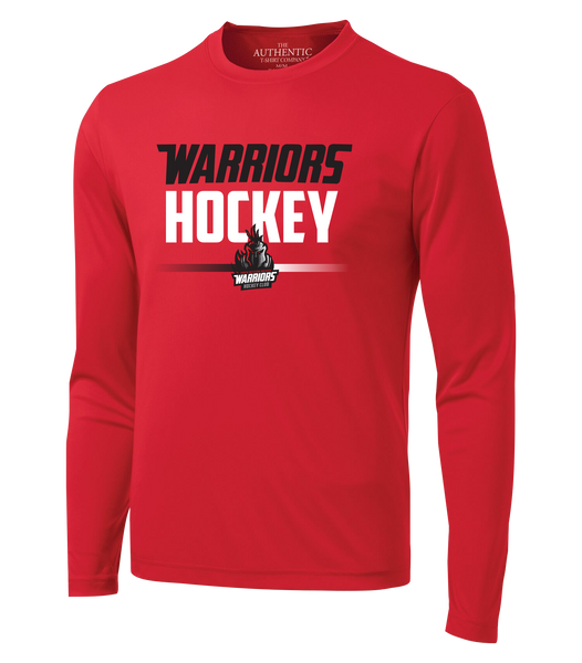 Warrior Hockey Adult Dri-Fit Long Sleeve with Printed Logo