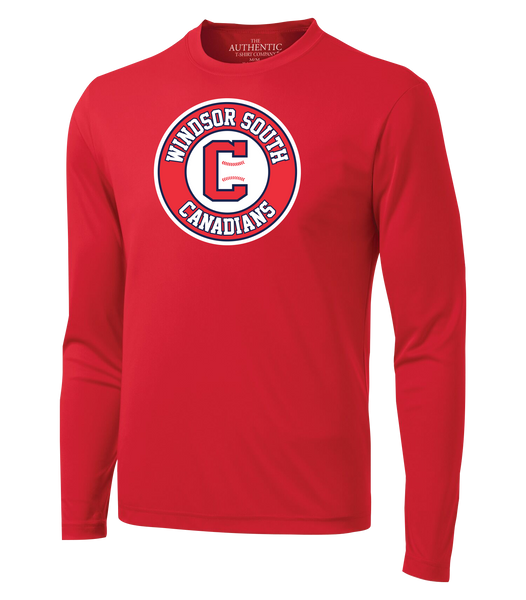 Windsor South Canadians Adult Dri-Fit Long Sleeve with Printed Logo