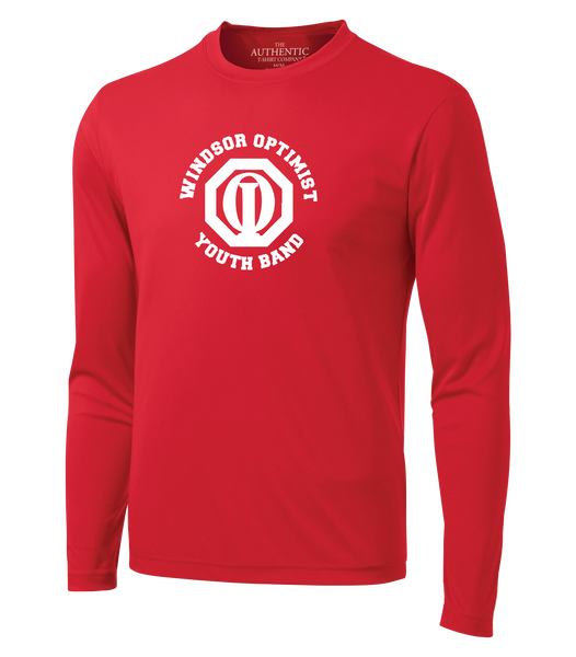 Windsor Optimist Band Youth Dri-Fit Long Sleeve with Printed Logo