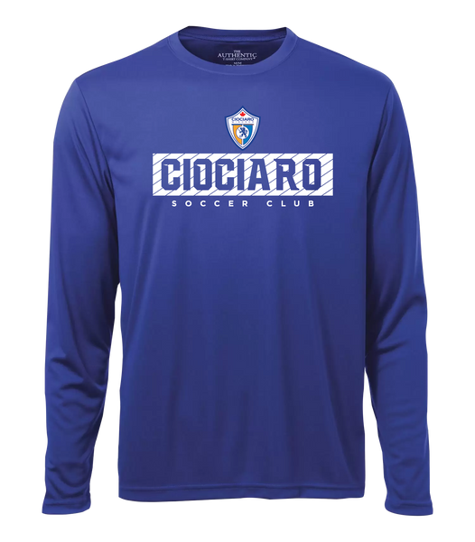 Ciociaro Soccer Club Block Letters Adult Dri-Fit Long Sleeve
