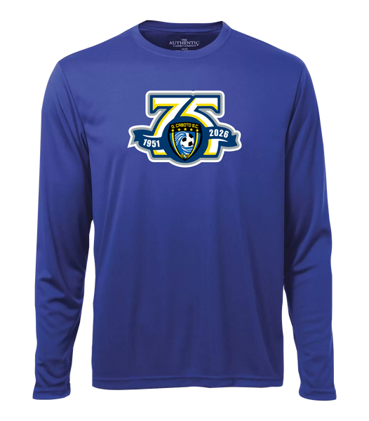 Caboto Soccer Club 75th Anniversary Youth Dri-Fit Long Sleeve with Printed Logo
