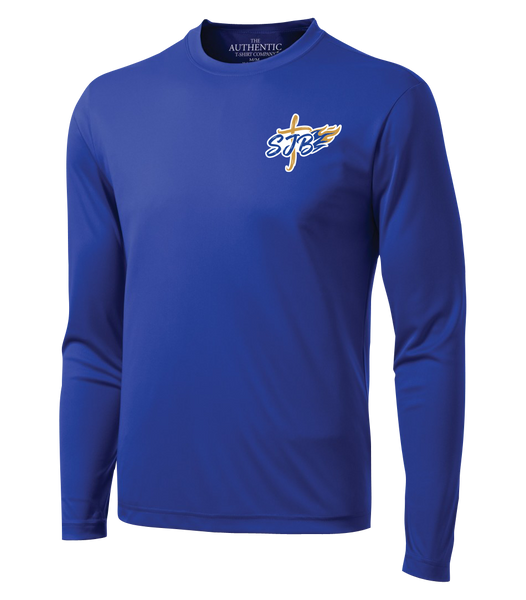 St. John the Baptist Staff Adult Dri-Fit Long Sleeve with Printed Logo