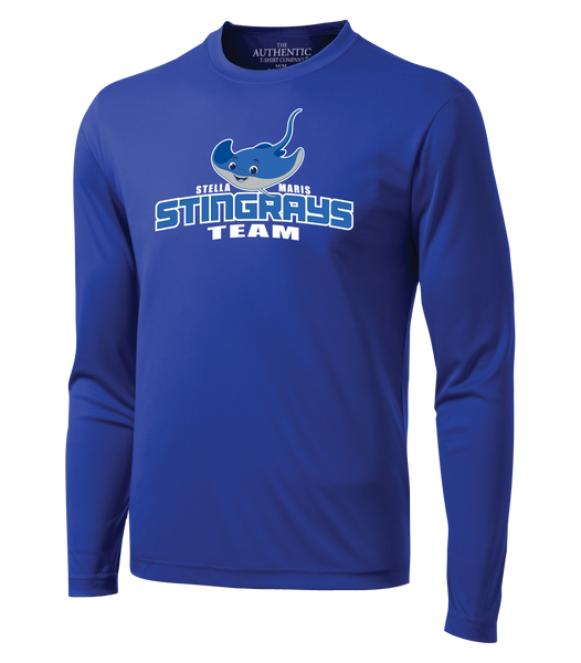 Stella Maris Stingrays Team Adult Dri-Fit Long Sleeve with Printed Logo