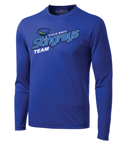 Stella Maris Stingrays Team Adult Dri-Fit Long Sleeve with Printed Logo