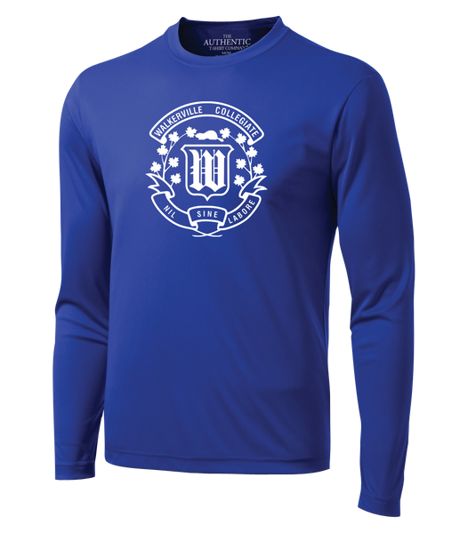 Walkerville Collegiate Institute Adult Dri-Fit Long Sleeve with Printed Logo