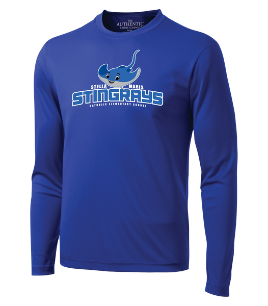 Stella Maris Stingrays Youth Dri-Fit Long Sleeve with Printed Logo