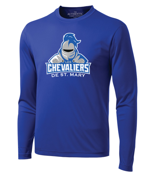 Les Chevaliers De St. Mary Youth Dri-Fit Long Sleeve with Printed Logo