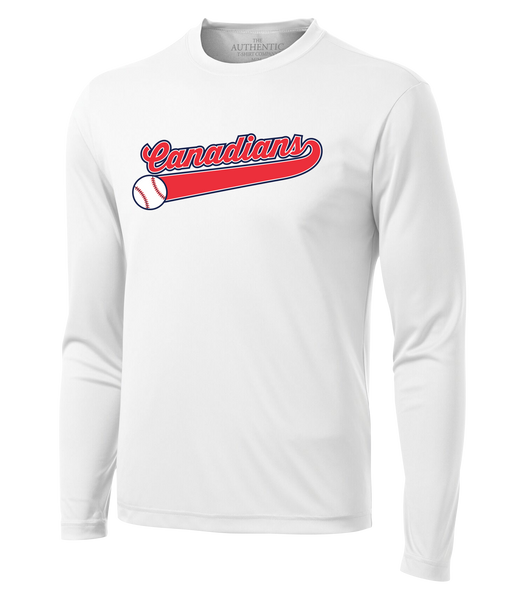 Windsor South Canadians Youth Dri-Fit Long Sleeve with Printed Logo