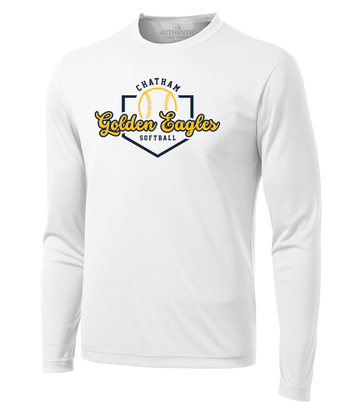 Chatham Golden Eagles Youth Dri-Fit Long Sleeve with Printed Logo