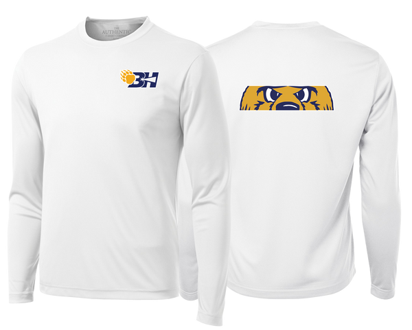 Beacon Heights Bears Youth Dri-Fit Long Sleeve with Printed Front & Back Logos