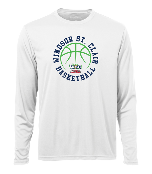 Windsor St. Clair Basketball Ball Adult Dri-Fit Long Sleeve with Printed Logo