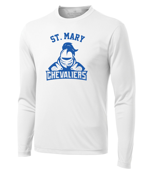 St. Mary Chevaliers Youth Dri-Fit Long Sleeve with Printed Logo