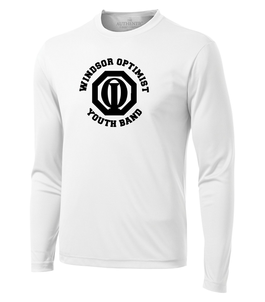 Windsor Optimist Band Youth Dri-Fit Long Sleeve with Printed Logo