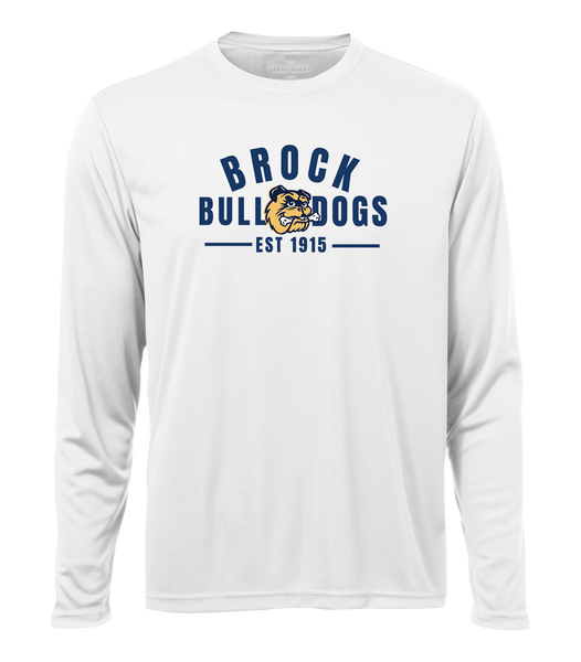 General Brock EST 1915 Youth Dri-Fit Long Sleeve with Printed Logo